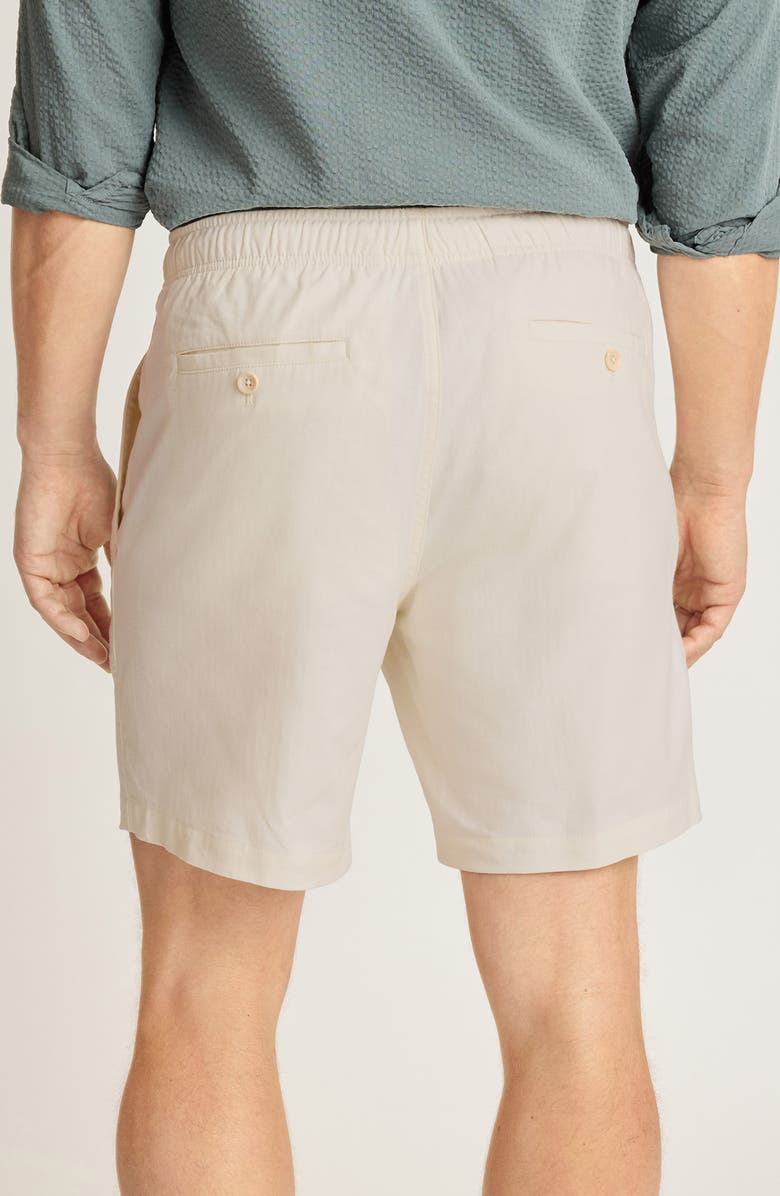 Bonobos Nomad Herringbone Shorts, Alternate, color, Ivory Herringbone Linen