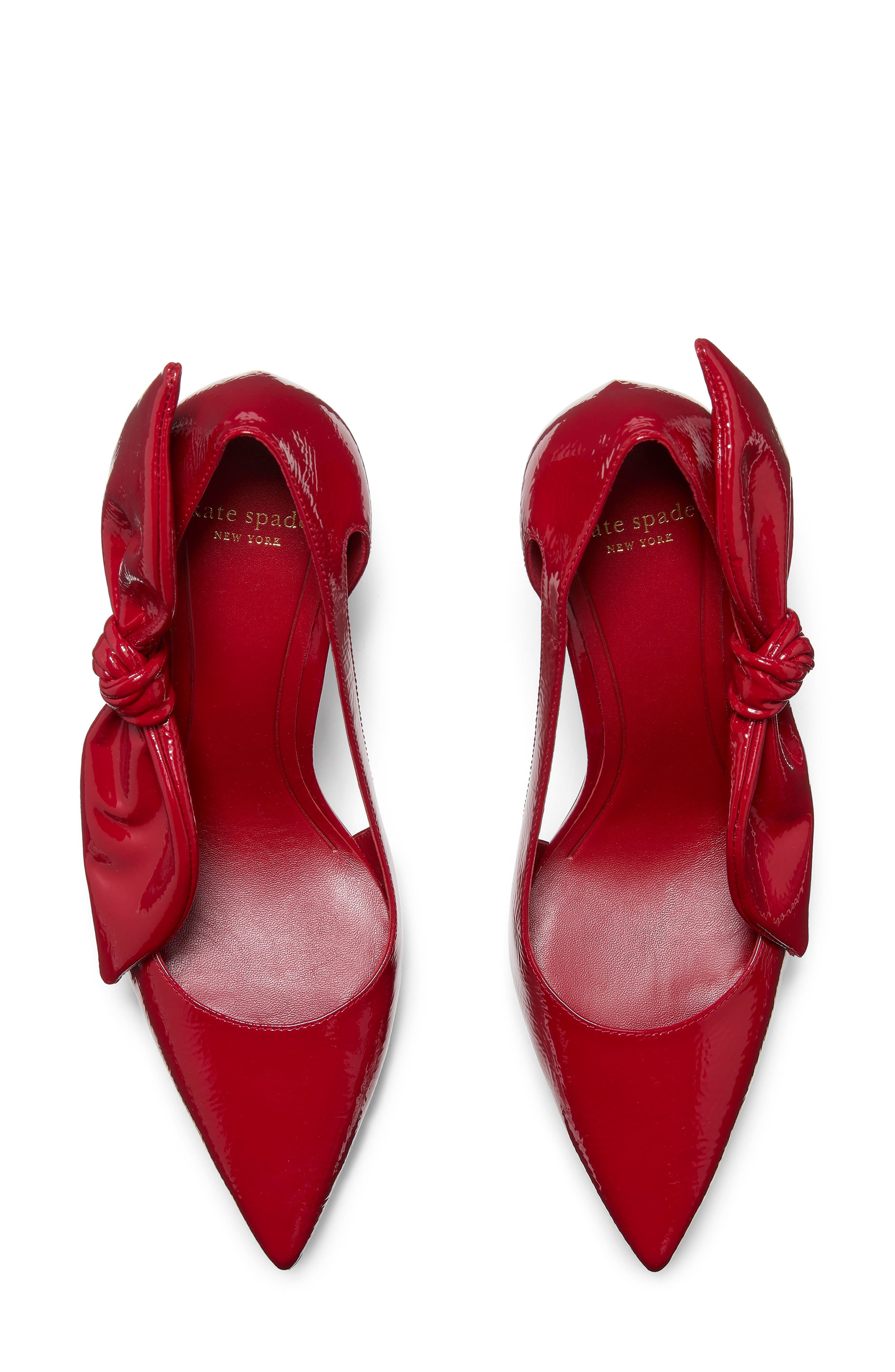 Kate Spade New York bunnie pointed toe pump, Alternate, color, Dark Scarlet