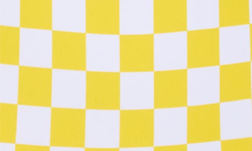 Dippin Daisys Bliss One-piece Swimsuit In Yellow Checkers