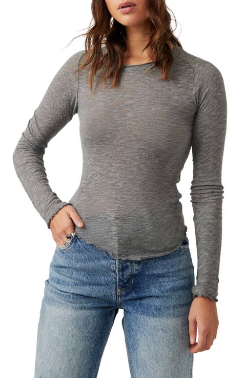 Be My Baby Long Sleeve Knit Top
