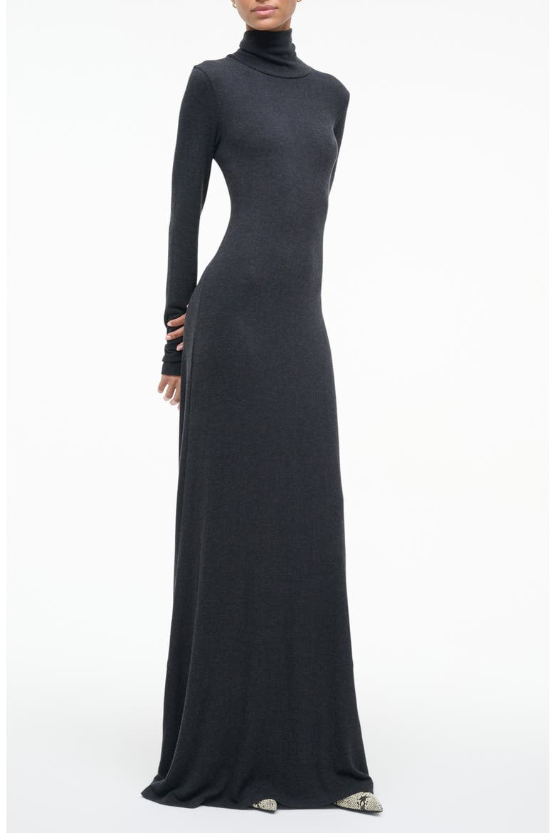 Vanya Long Sleeve Sweater Dress, Alternate, color, CHARCOAL
