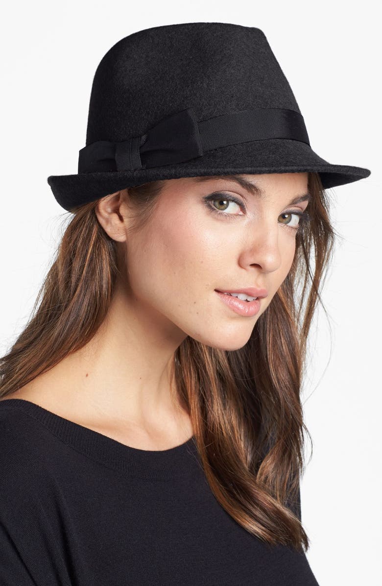 Nordstrom Wool Felt Trilby Hat, Main, color, 