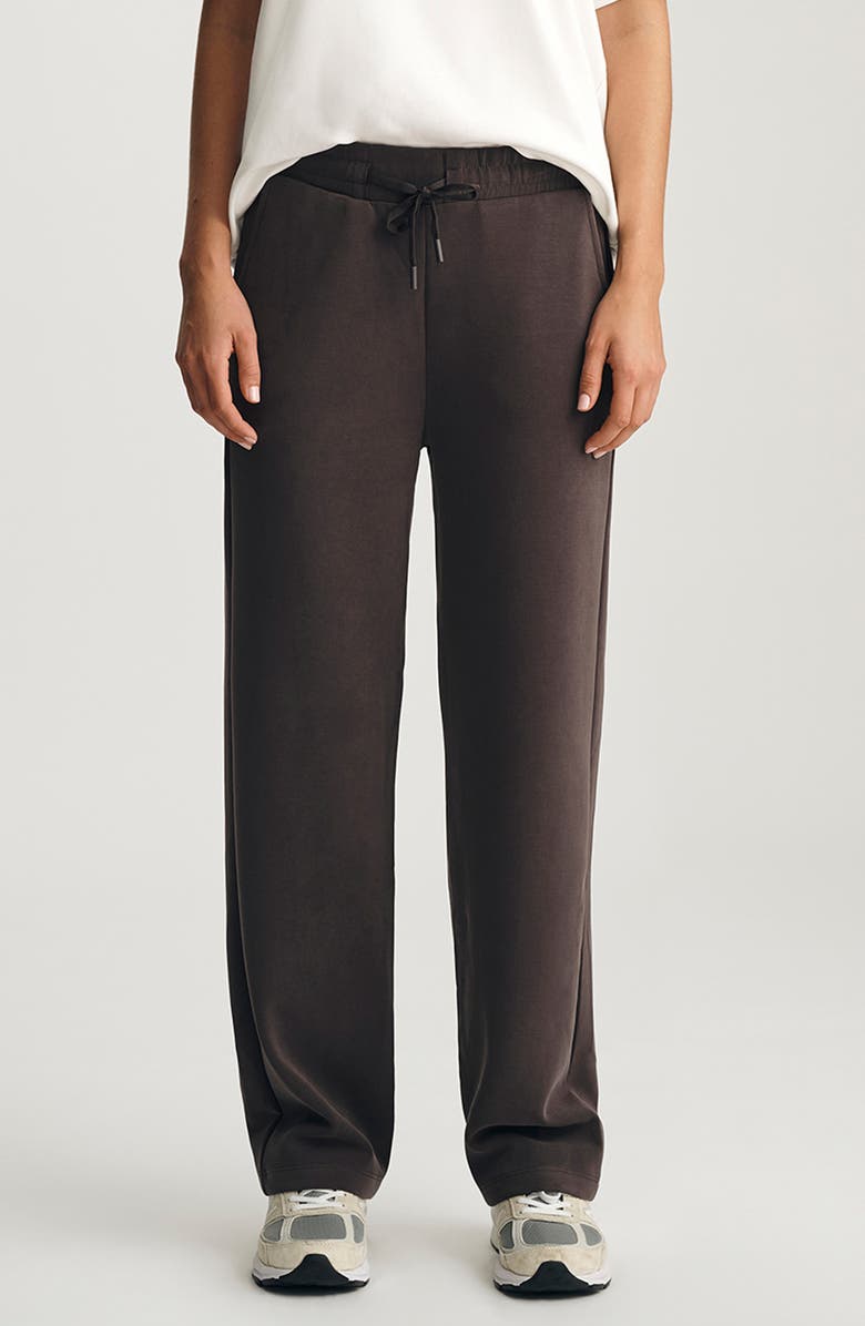 Mavi Jeans Sporty Luxe Drawstring Sweatpants, Main, color, Coffee Bean