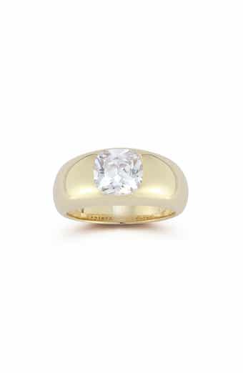 CHLOE AND MADISON 14K Gold Plated Sterling Silver Dome Ring