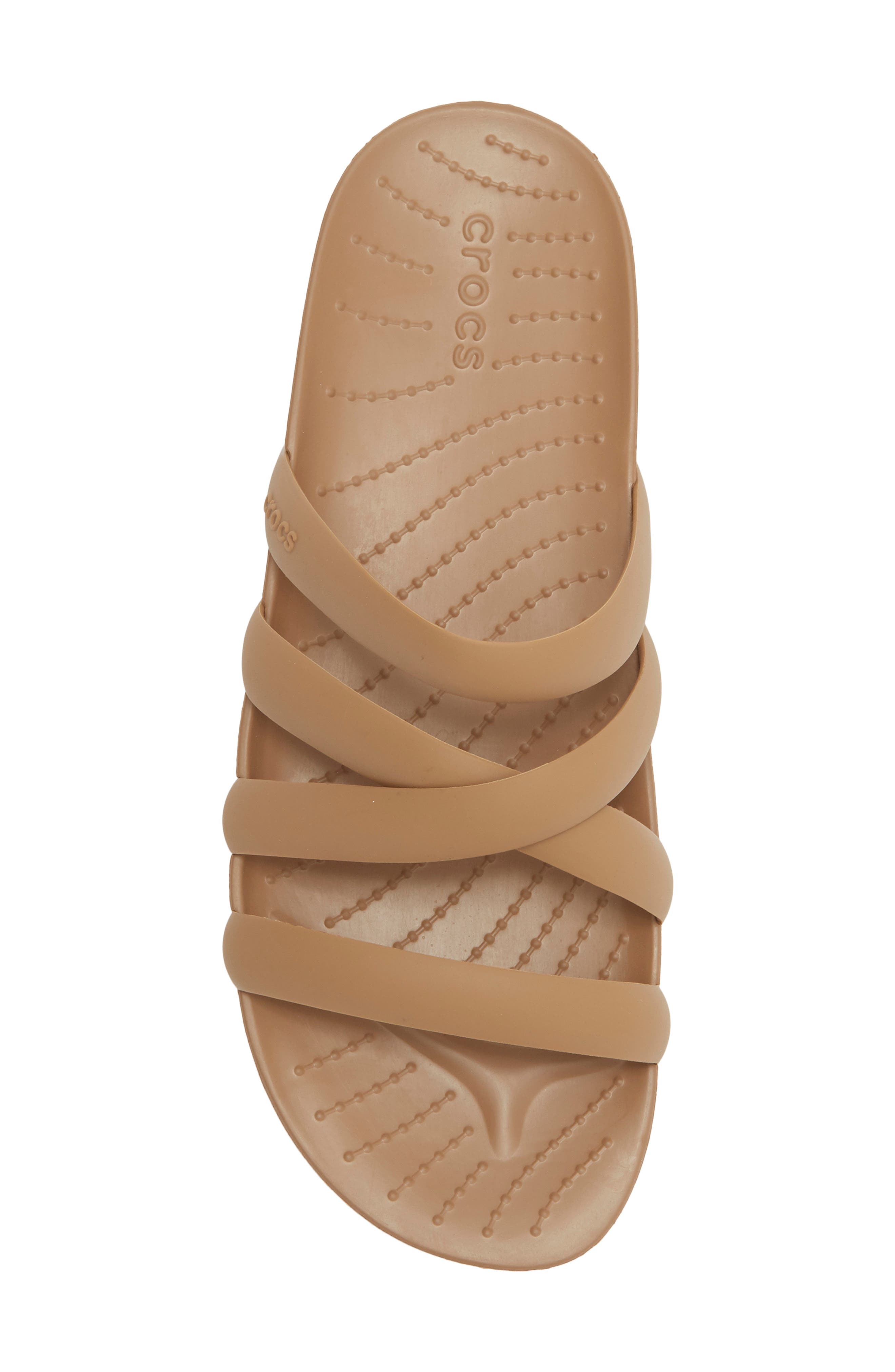 Splash Strappy Slide Sandal, Alternate, color, SEPIA