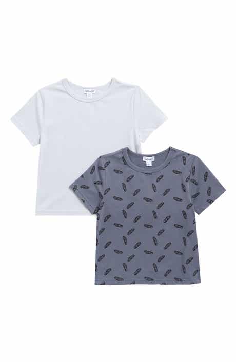 Splendid Print & Solid T-Shirt 2-Pack