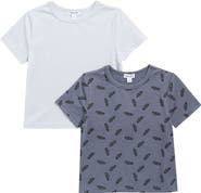 Splendid Print & Solid T-Shirt 2-Pack