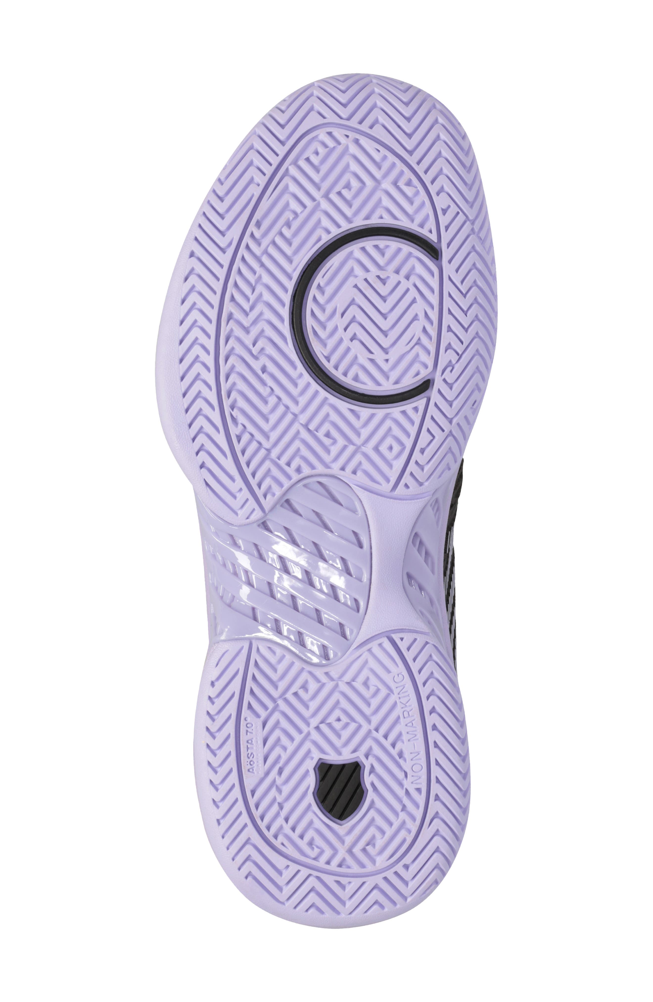 Hypercourt Supreme Tennis Shoe, Alternate, color, BLACK/ PURPLE HEATHER