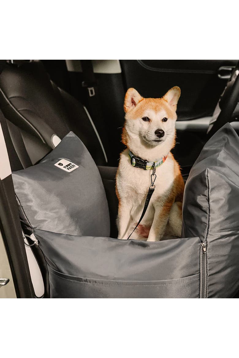 First Class Waterproof Dog Car Seat Bed, Alternate, color, Charcoal Grey