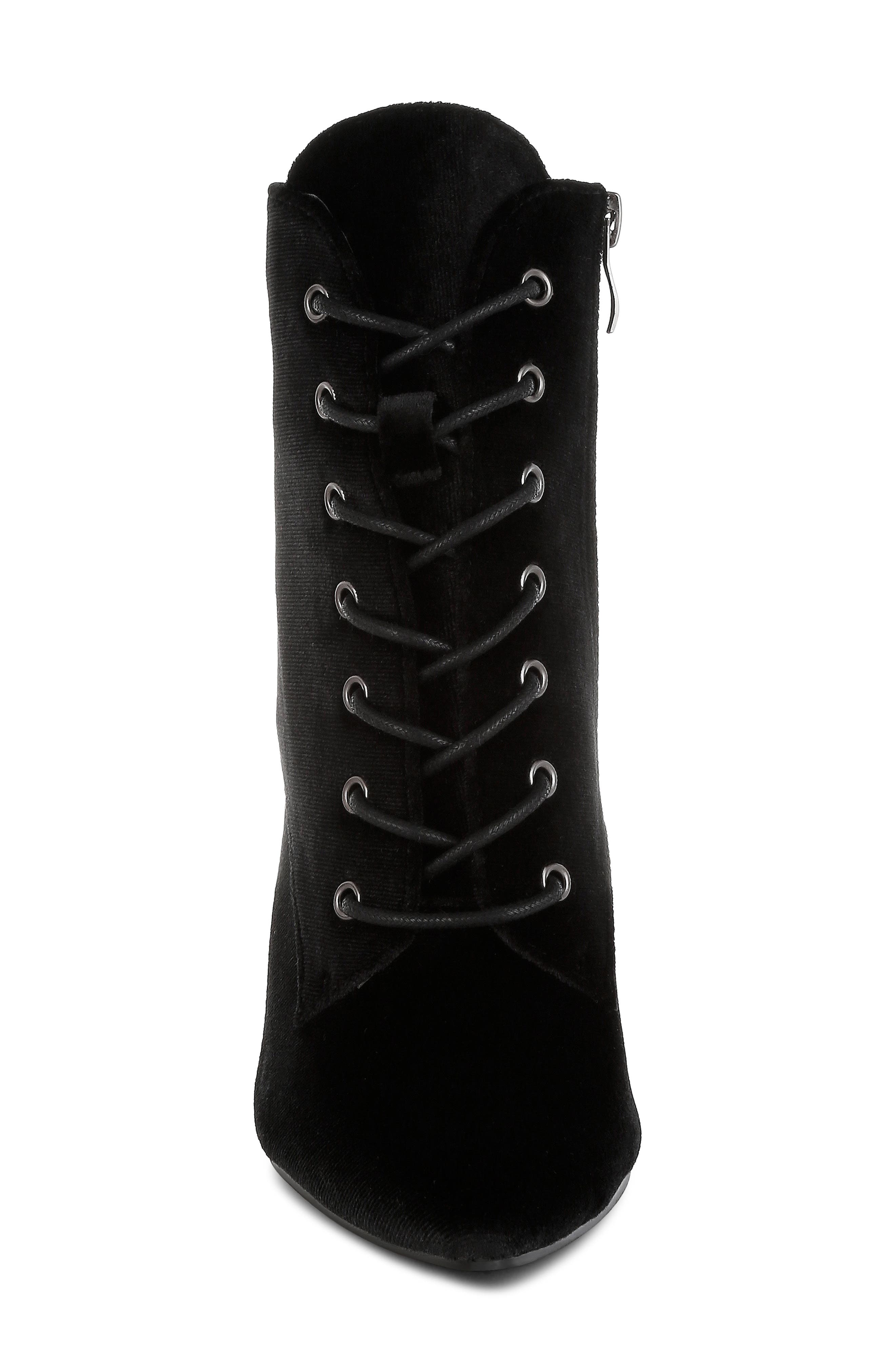 Bornsta Lace Up Bootie, Alternate, color, BLACK