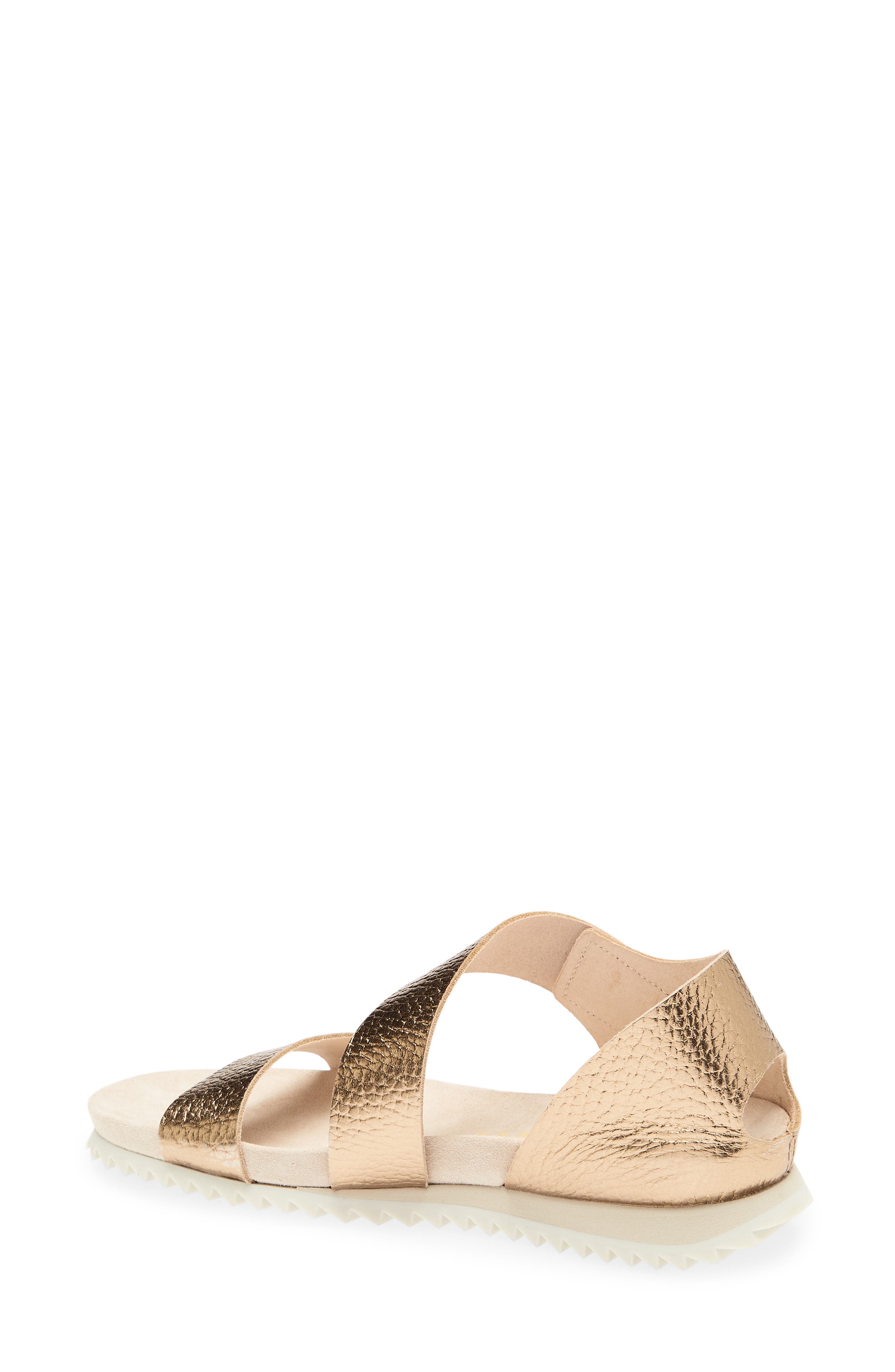 Pedro Garcia Jedda Two Strap Sandal, Alternate, color, Cava Cervo Lame