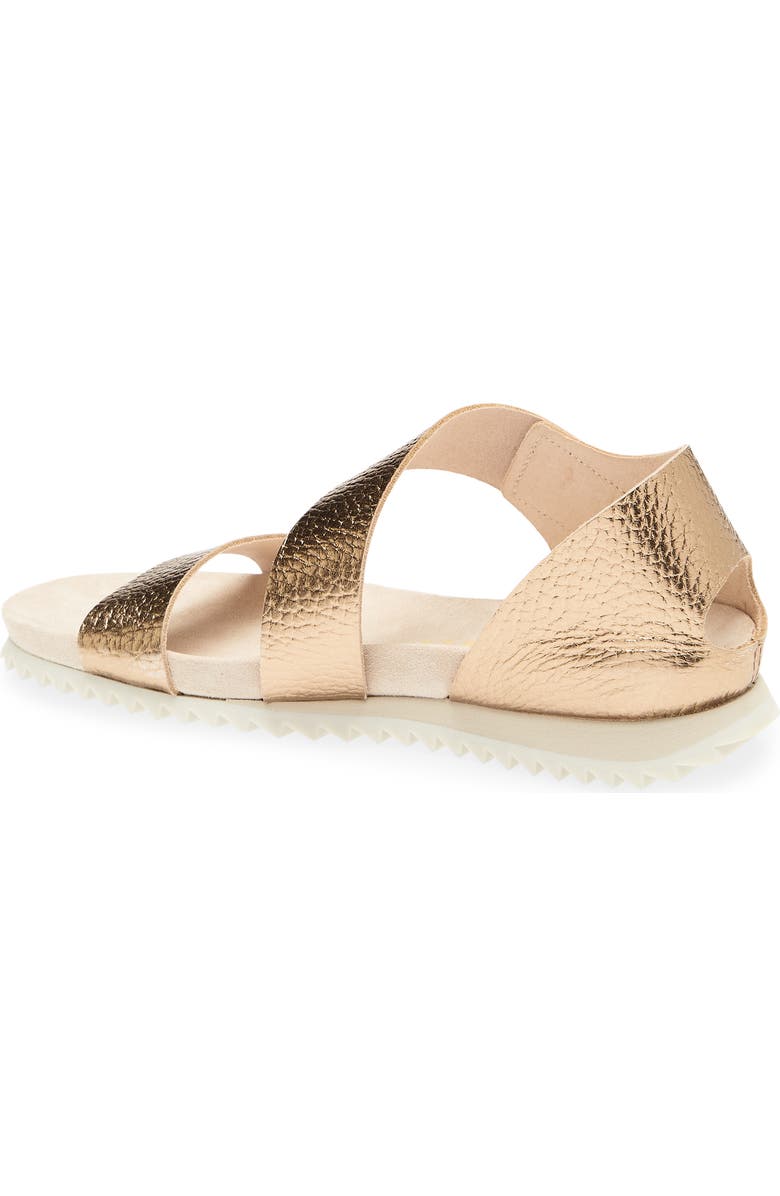Pedro Garcia Jedda Two Strap Sandal, Alternate, color, Cava Cervo Lame