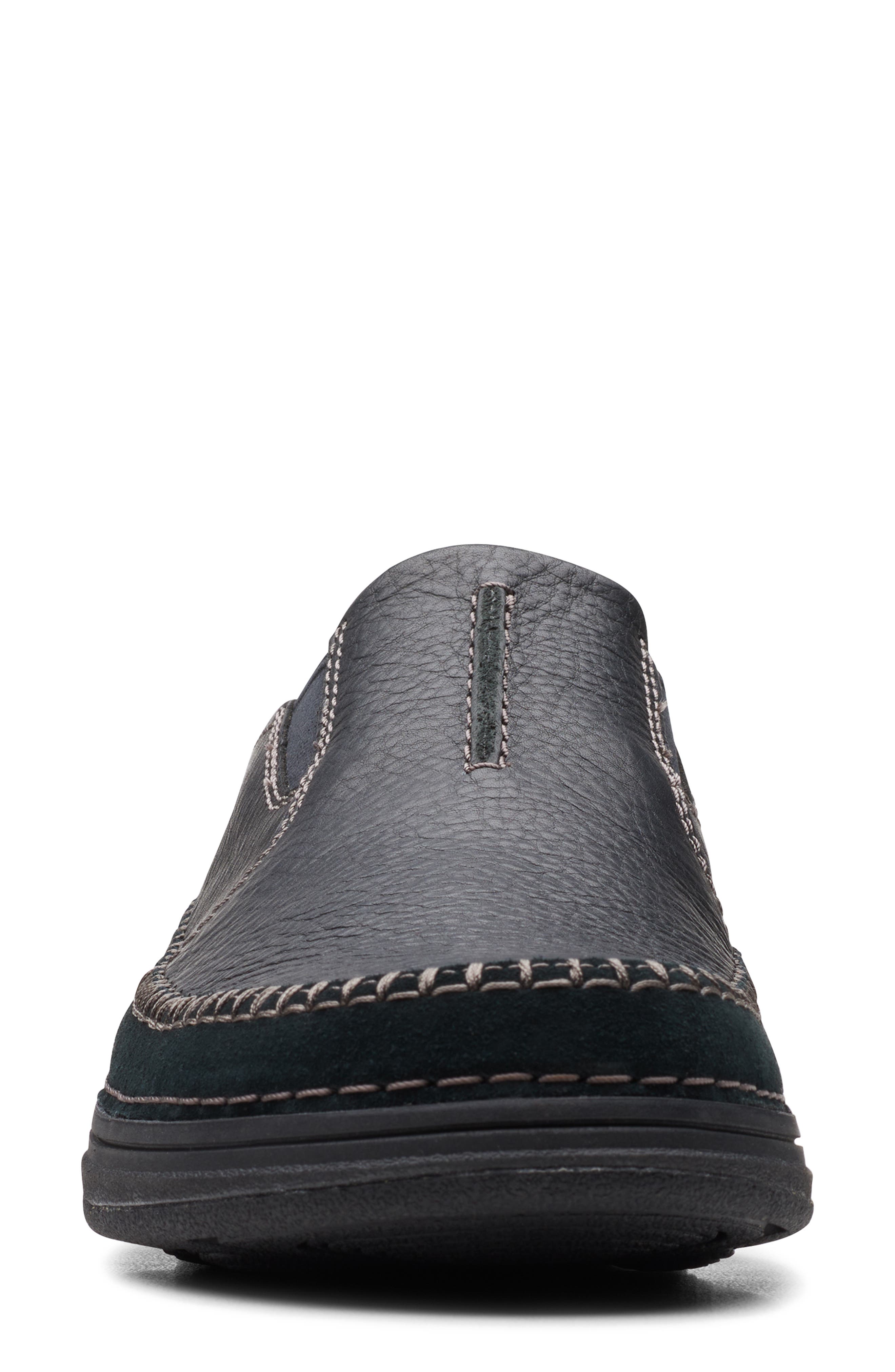Clarks<sup>®</sup> Nature 5 Walk Slip-On Sneaker, Alternate, color, Black Comb