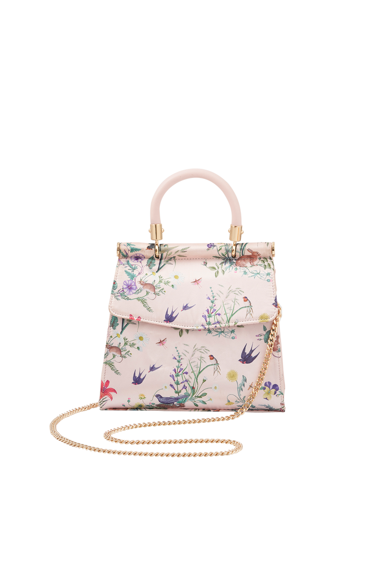 Fable England High Tea Mini Top Handle Tote, Alternate, color, Pink