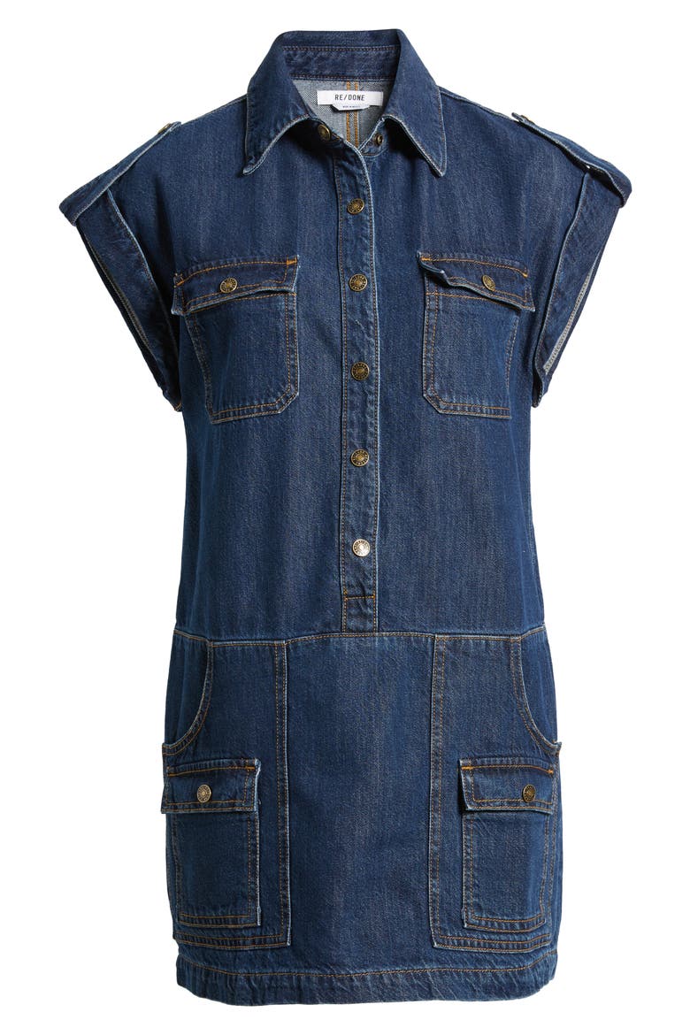 The Arizona Denim Dress, Alternate, color, HERITAGE RINSE