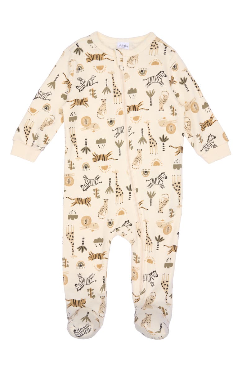 PL Baby by Petit Lem 10-Piece Outfit Gift Set, Alternate, color, Olive Safari