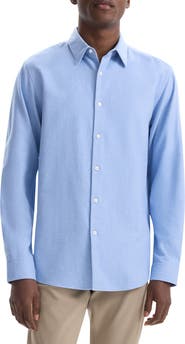 Theory Irving Flannel Button-Up Shirt