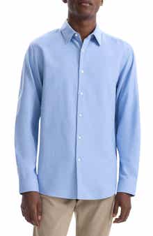 Theory Irving Flannel Button-Up Shirt