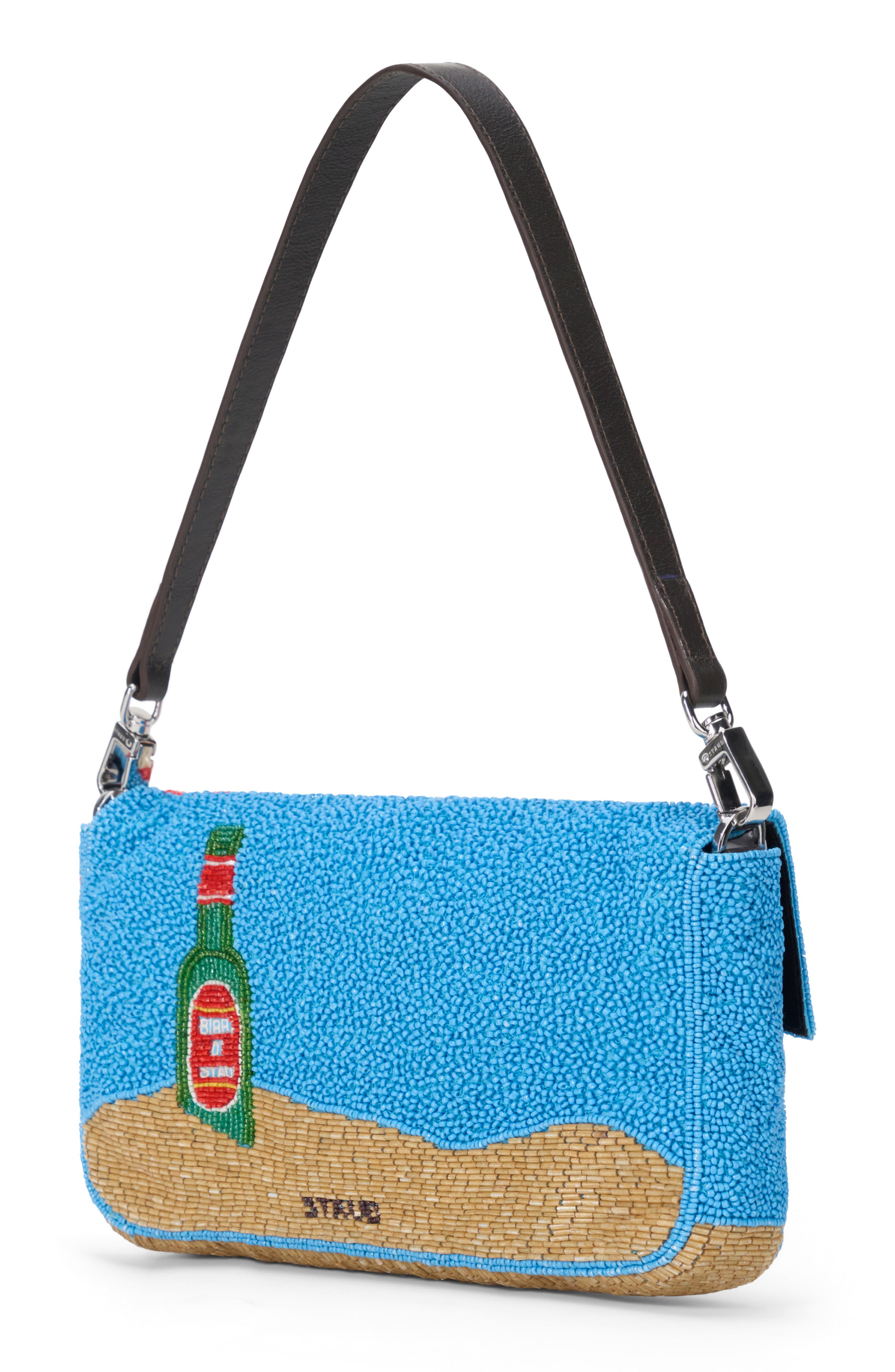 STAUD Timmy Beaded Convertible Shoulder Bag, Alternate, color, Sundaze