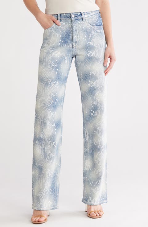 Tess High Rise Straight Leg Trouser Jeans