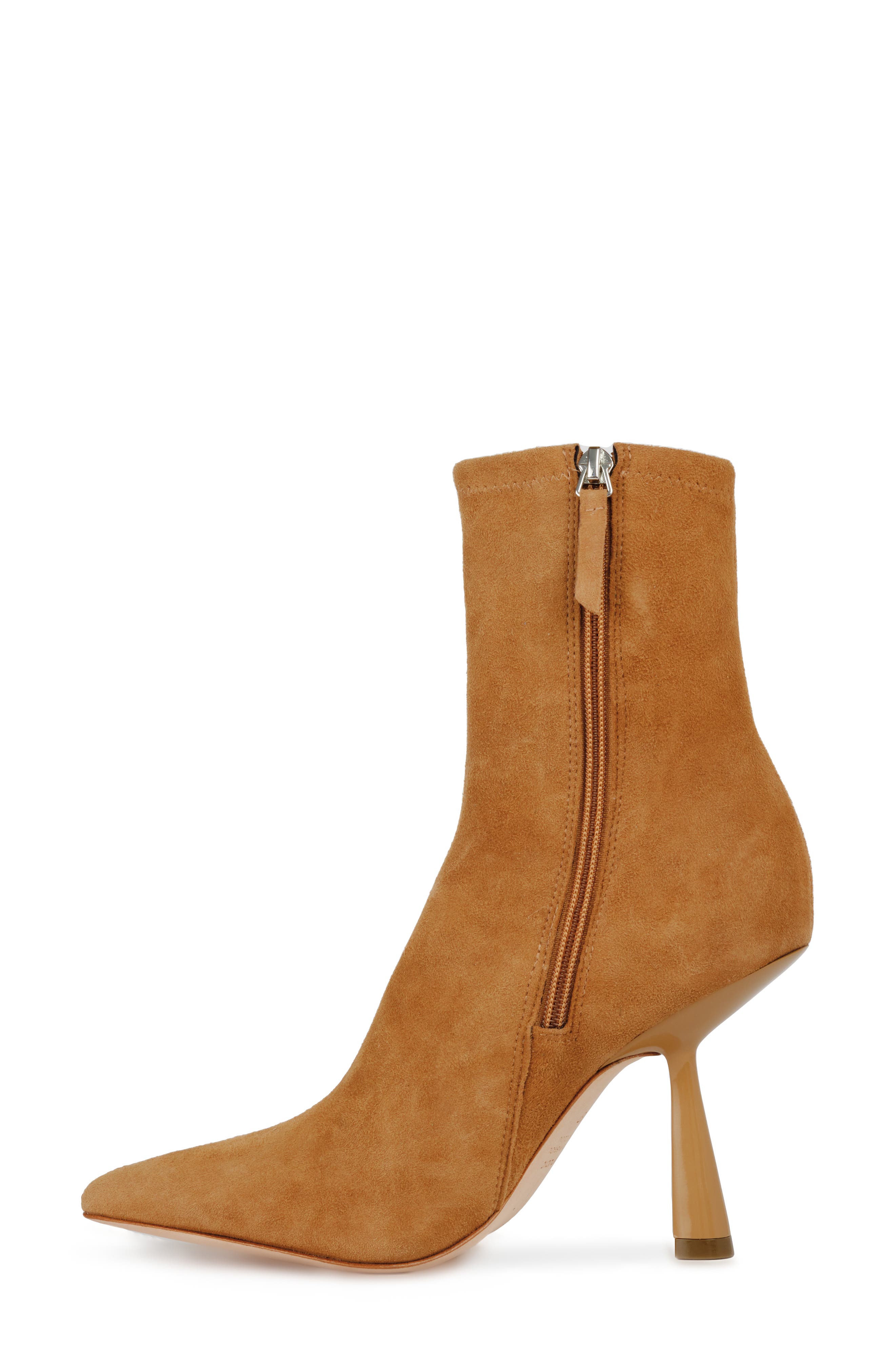 BLACK SUEDE STUDIO Jelena Pointed Toe Bootie, Alternate, color, 