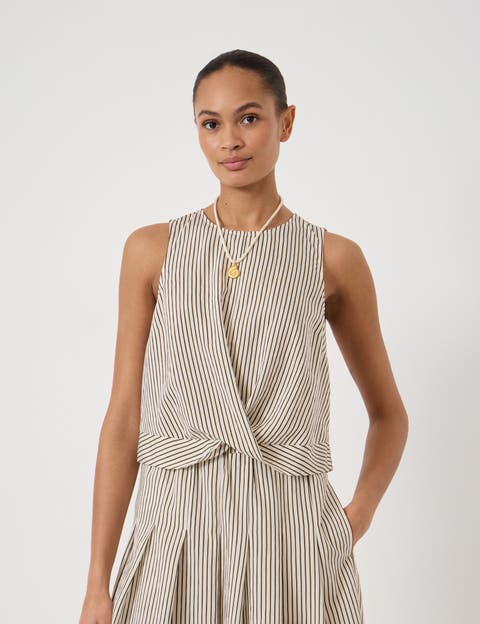 Front Knot Crop Top