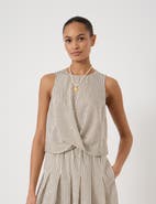 Hush Front Knot Crop Top