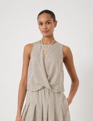 Hush Front Knot Crop Top