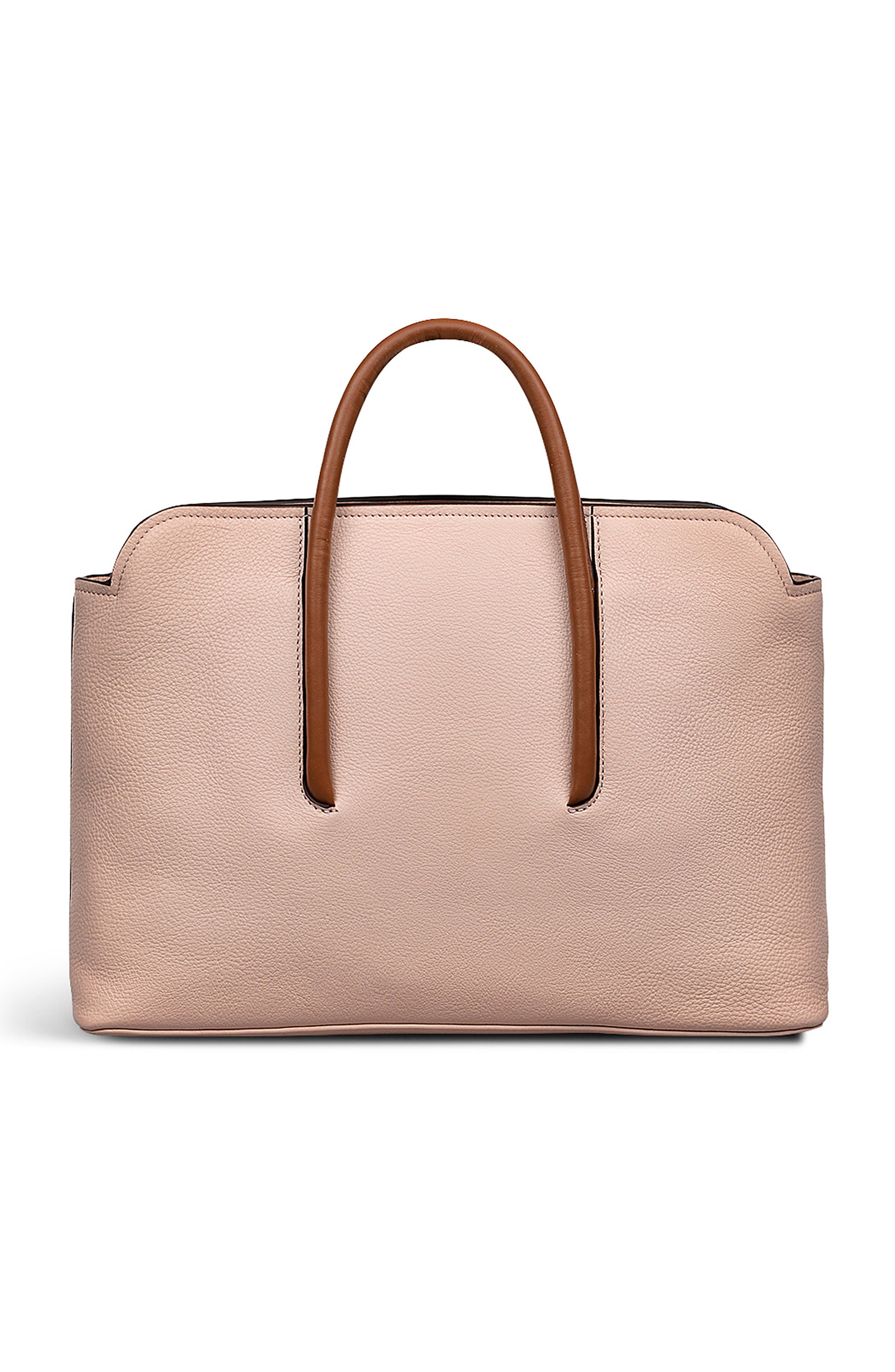 Radley Grainger Way Satchel Bag, Alternate, color, Prairie Pink