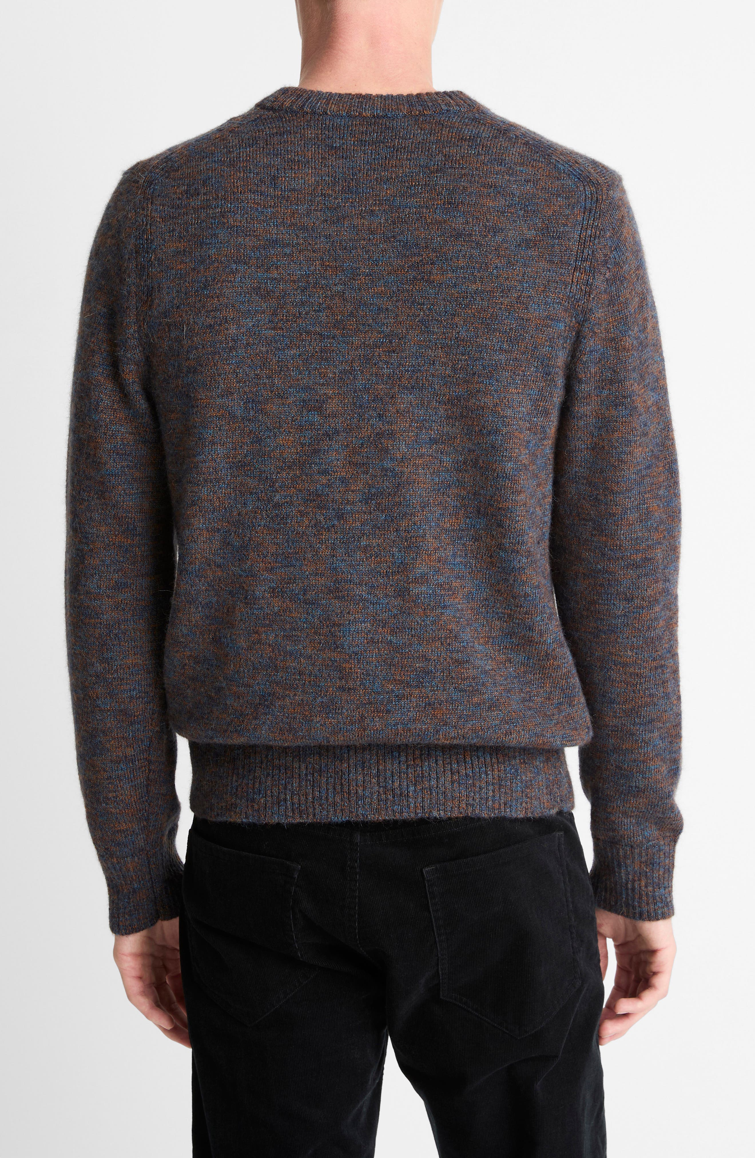 Multicolor Alpaca & Merinio Wool Crewneck Sweater - image 2