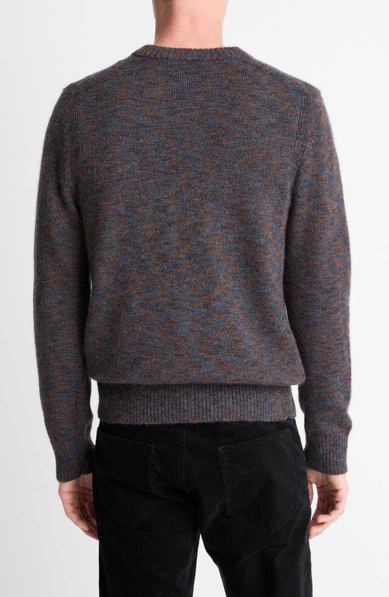Vince Multicolor Alpaca & Merinio Wool Crewneck Sweater, Alternate, color, Coastal Combo