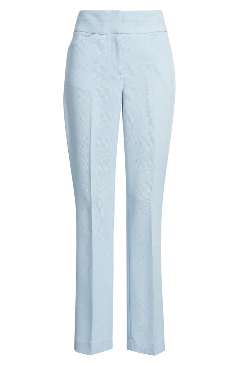 Tahari ASL Bell Bottom Pants, Alternate, color, Ice Blue
