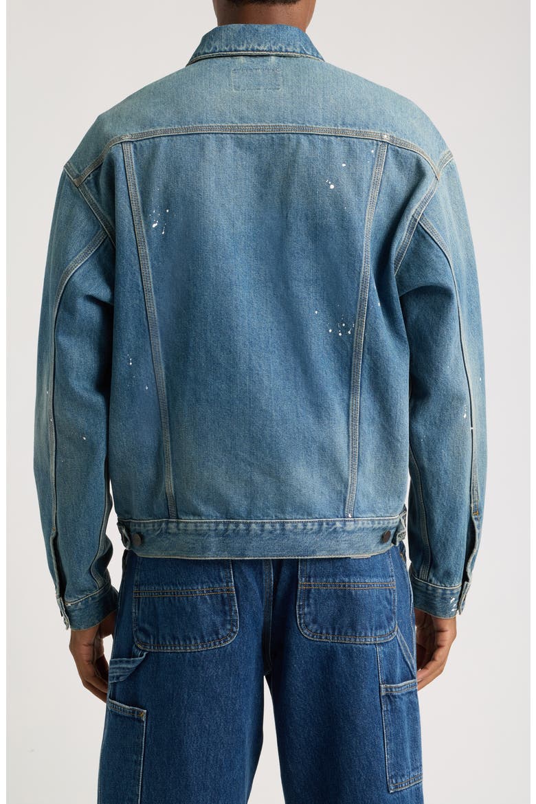 Helston Denim Jacket, Alternate, color, BLUE (DESTROY WASH)