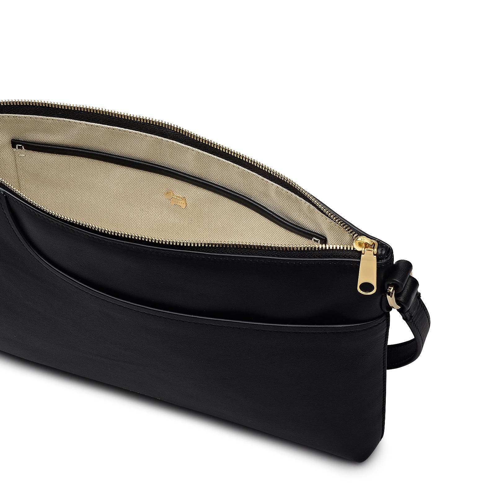 Radley Pockets Medium Ziptop Crossbody Bag, Alternate, color, Black