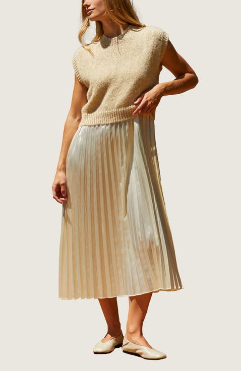 Twofer Sweater Top Dress