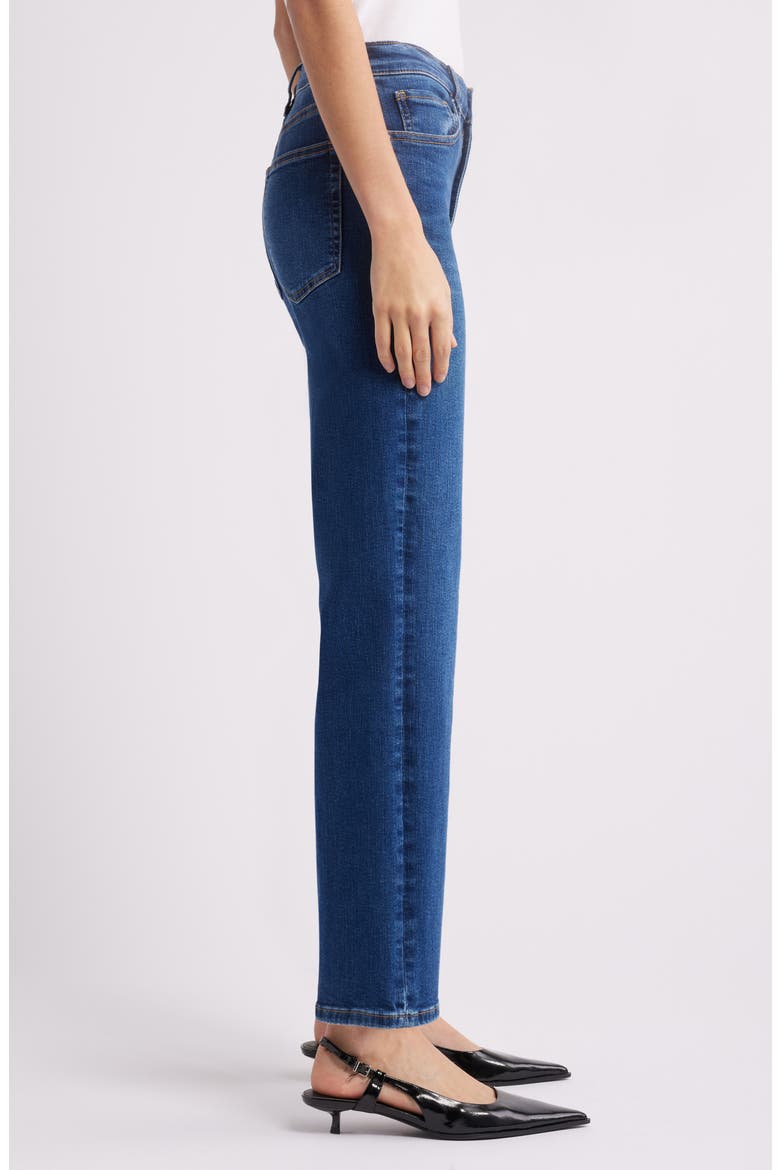 Le Sleek High Waist Ankle Straight Leg Jeans, Alternate, color, FEMMA