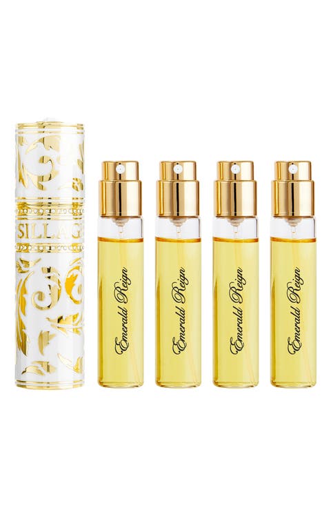 Blanche Or Emerald Reign Fragrance Travel Spray Set