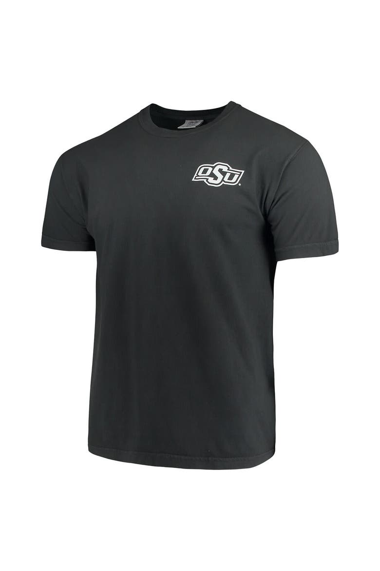 Men's Black Oklahoma State Cowboys Baseball Flag Comfort Colors T-Shirt, Alternate, color, Black