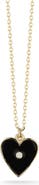 Ember Fine Jewelry 14K Gold Diamond Heart Pendant Necklace