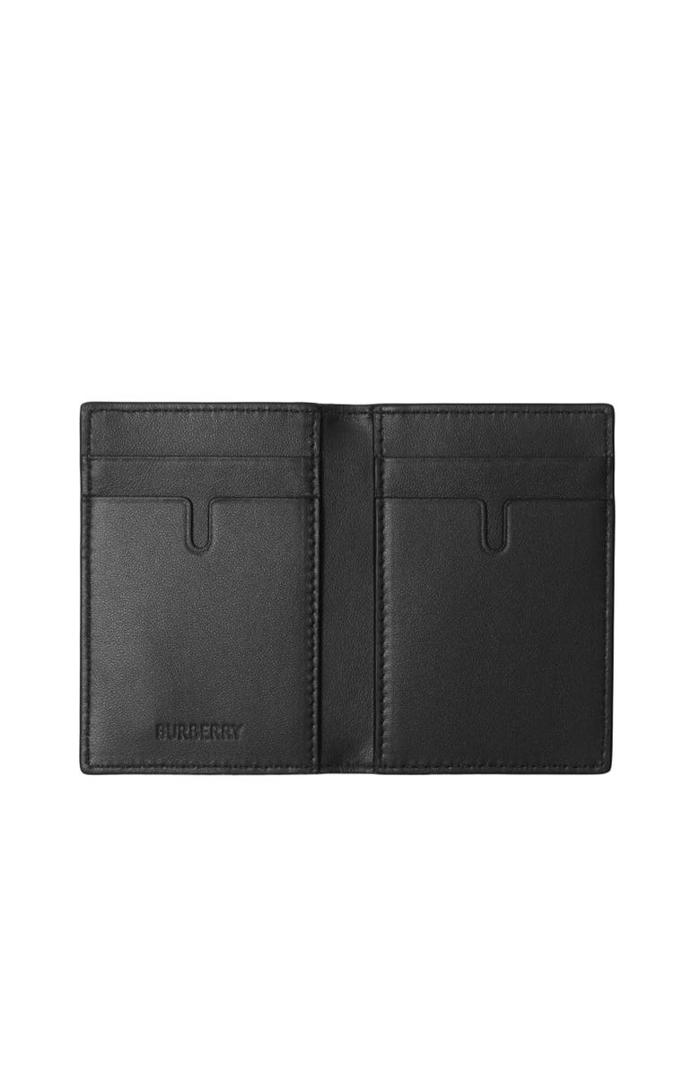Burberry B Shield Folding Card Case, Alternate, color,