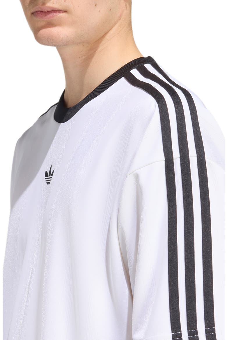 Adicolor Recycled Polyester Jacquard Jersey, Alternate, color, WHITE