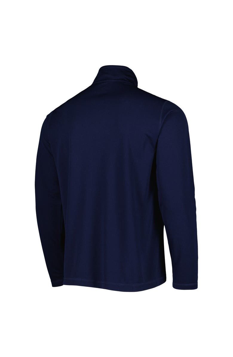 Champion Men's Champion Navy Virginia Cavaliers Textured Quarter-Zip Jacket, Alternate, color, Navy