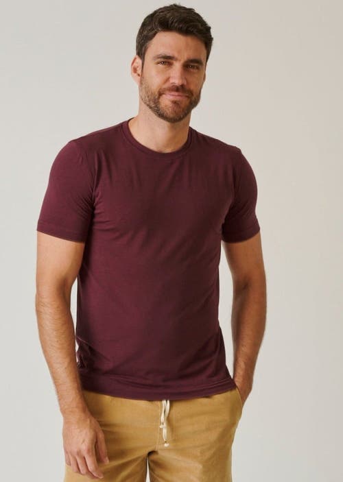 Leisure Lab Everyday T-shirt In Maroon