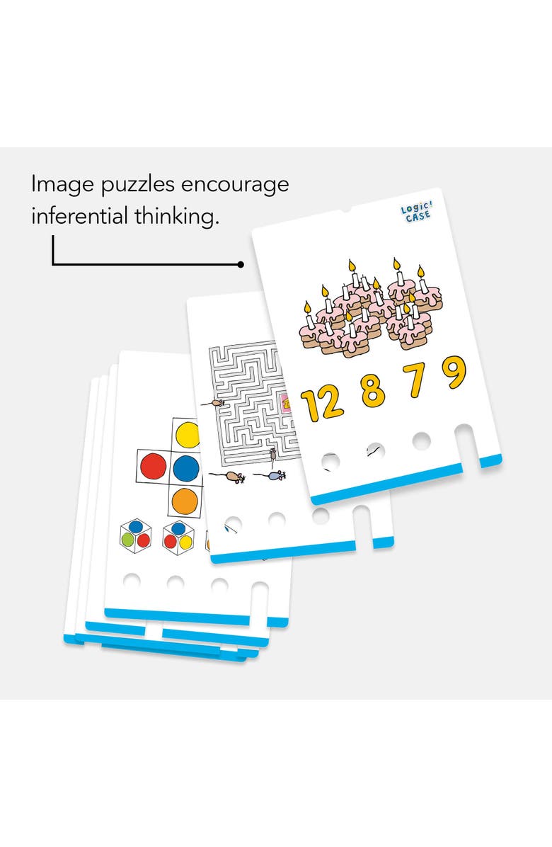 HABA Logic! CASE Starter Set 6+- Brain Teaser Puzzles and Car Games, A Single Player Handheld Game to Develop Critical Thinking for Kids, Alternate, color, Green Multi