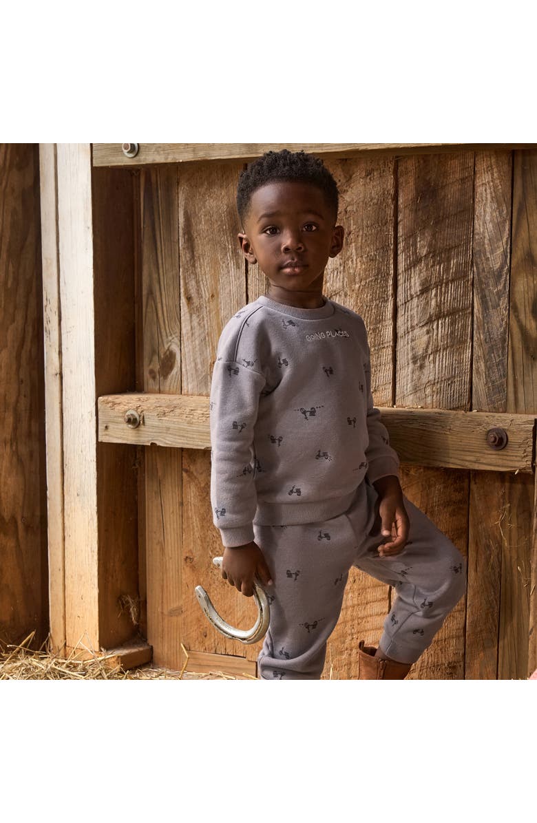 Modern Moments<sup>™</sup> by Gerber Sweatshirt and Jogger Set, Alternate, color, Stormy Gray