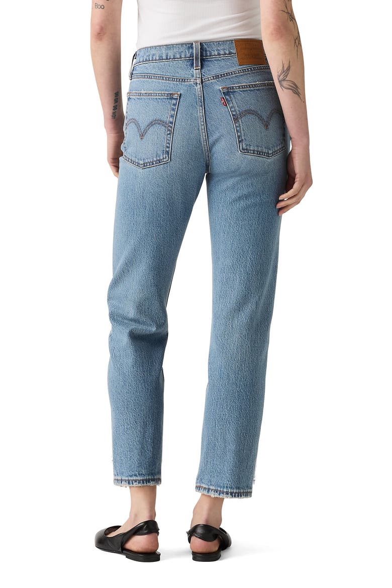Wedgie Straight Leg Jeans, Alternate, color, INVEST ACCESS