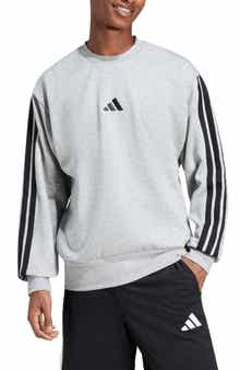 adidas Essential 3-Stripes Fleece Pullover