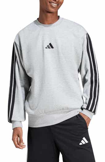 adidas Essential 3-Stripes Fleece Pullover
