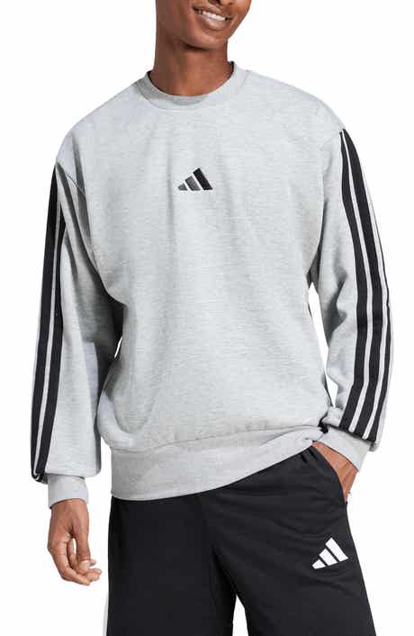 adidas Essential 3-Stripes Fleece Pullover