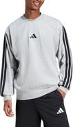 adidas Essential 3-Stripes Fleece Pullover